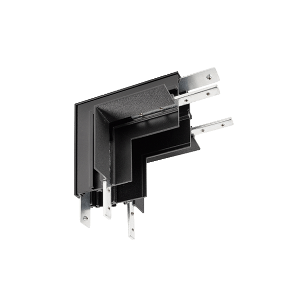 CARRIL 48V EMPOTRAR  Acc. UNION L PARED-TECHO  NEGRO