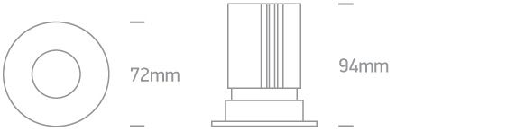 Foco Empotrable LED COB de 12W ONE Light | Ref. c