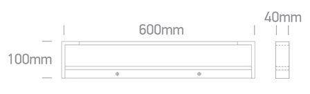 Aplique LED Ajustable ONE Light para Espejo de Baño | Ref. 38118C