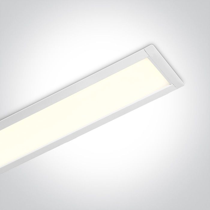 38152R/W/C WHITE RECESSED 40W CW 1200mm 120deg 230V