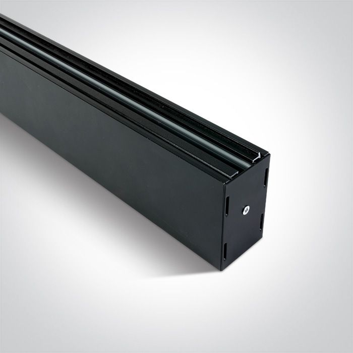 40020/B BLACK PROFILE FOR SQUARE TRACK 210cm