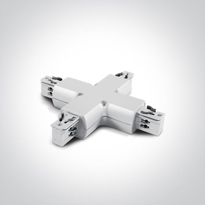 41018/W WHITE X CONNECTOR