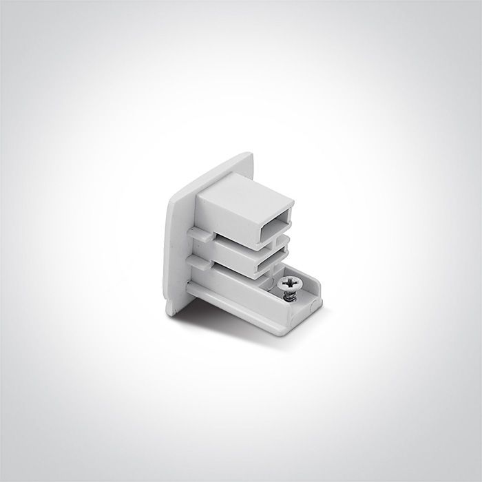 41022A/W WHITE END CAP