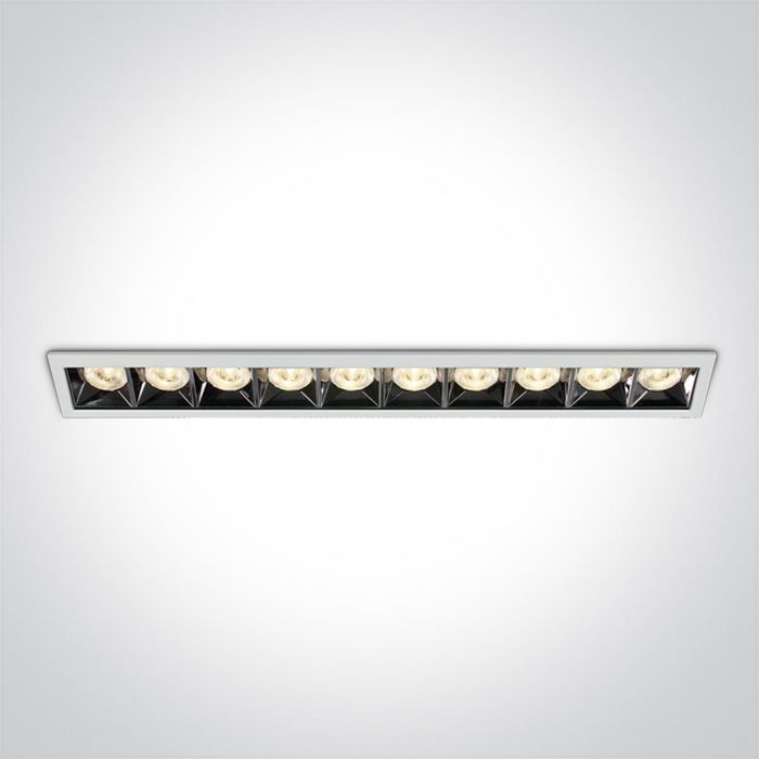 50006B/W/W WHITE LED 40W WW 38deg IP20 230V
