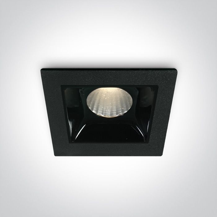 50102B/B/W BLACK LED 2W WW 30deg IP20 700mA DIMMABLE
