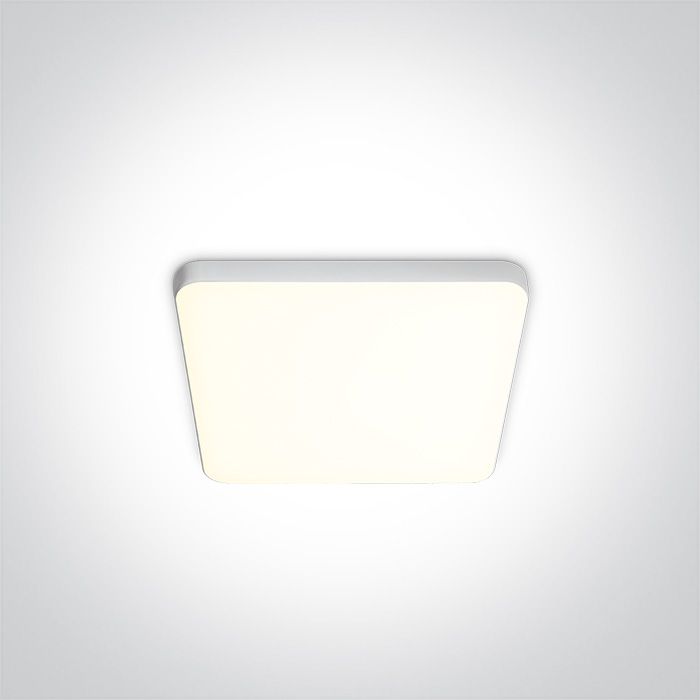 50110CE/C WHITE SQUARE LED 10W CW IP20 230V