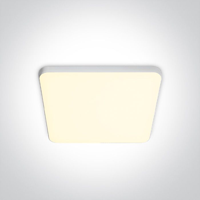 50114CE/W WHITE SQUARE LED 14W WW IP20 230V