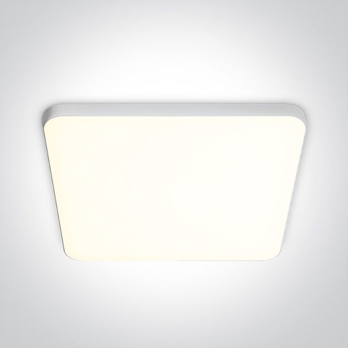 50120CE/C WHITE SQUARE LED 20W CW IP20 230V