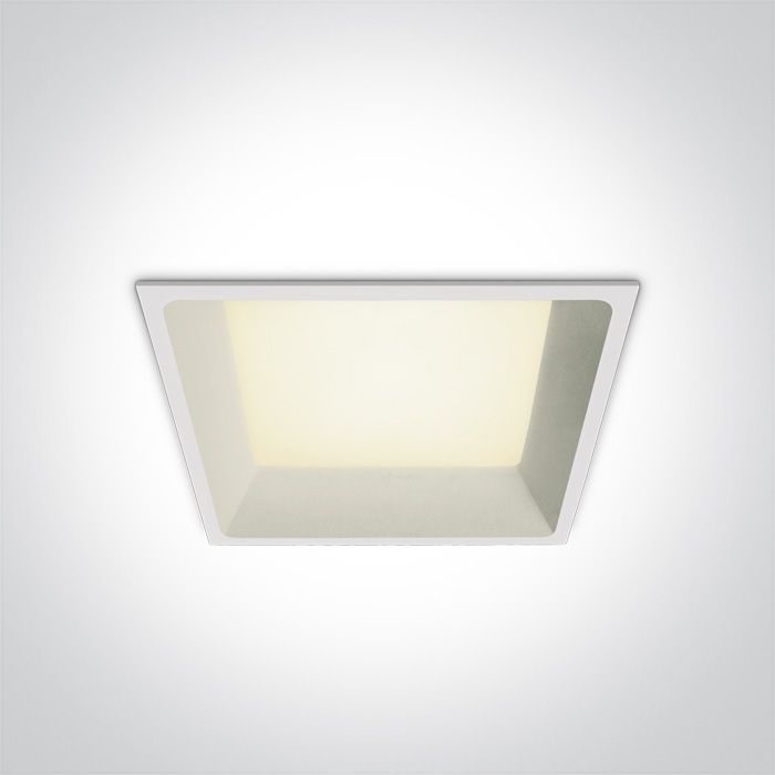 50122D/W/C WHITE LED 22w CW IP20 230V 100deg DARK LIGHT