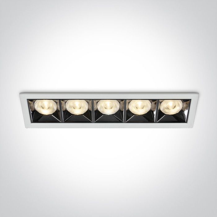 50506B/W/W WHITE LED 20W WW 38deg IP20 230V