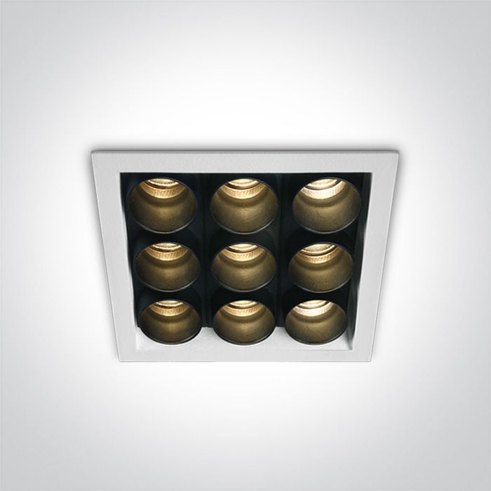 50906C/W/W WHITE LED 22W WW IP20 230V DARK LIGHT