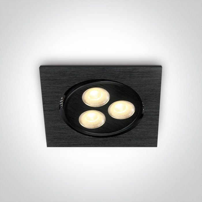 51103LB/W/35 BLACK LED WW 3w 35d 350mA