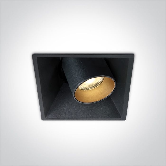 51111C/B/W BLACK COB 11W WW IP20 38deg 230V ADJUSTABLE DARK LIGHT