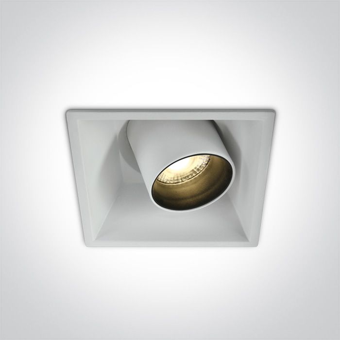 51111C/W/W WHITE COB 11W WW IP20 38deg 230V ADJUSTABLE DARK LIGHT