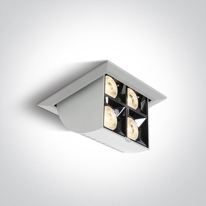51406B/W/W WHITE LED 16W WW 38deg IP20 230V