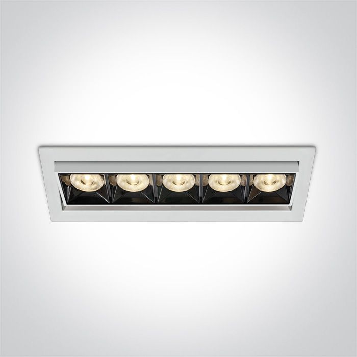 51506B/W/W WHITE LED 20W WW 38deg IP20 230V