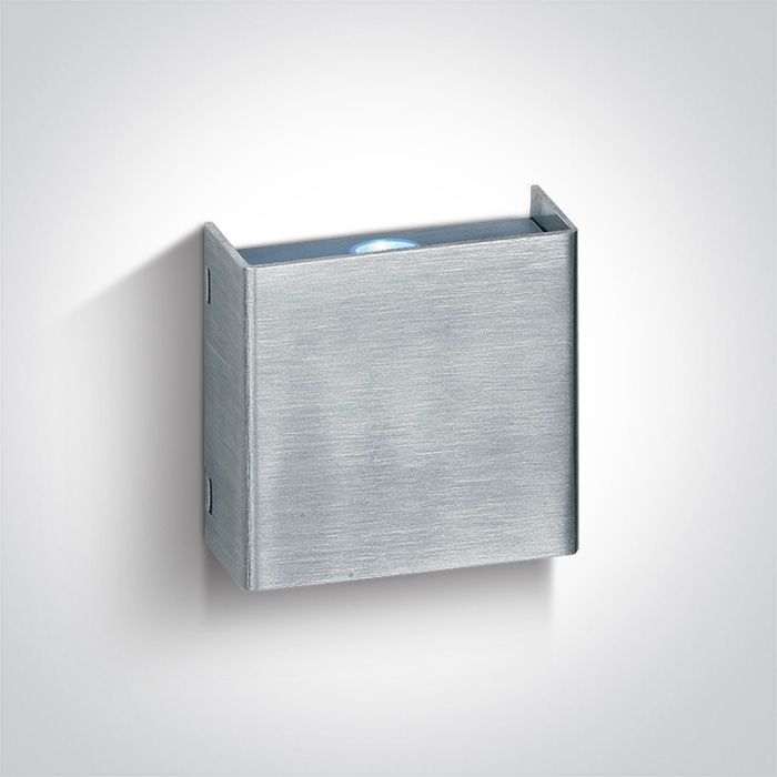 60010/AL/BL ALUMINIUM LED BLUE 1W