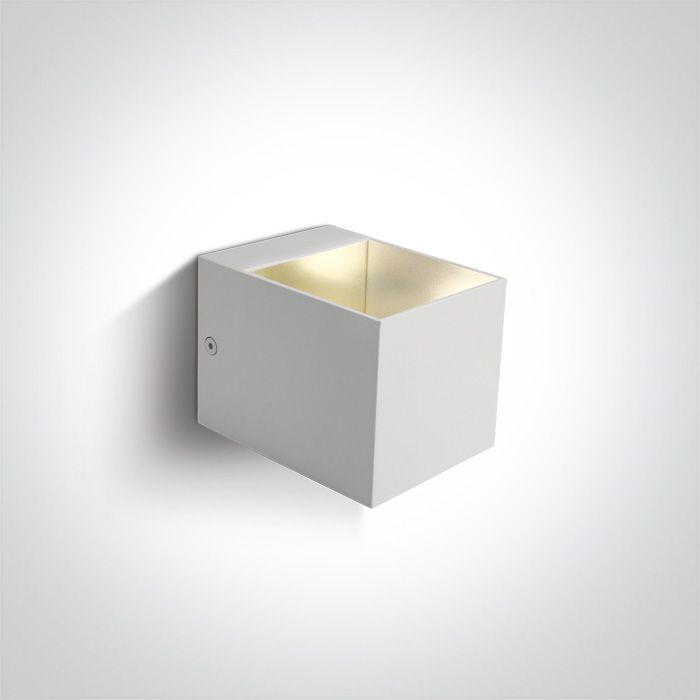 6030/W WHITE G9 10W WALL LIGHT