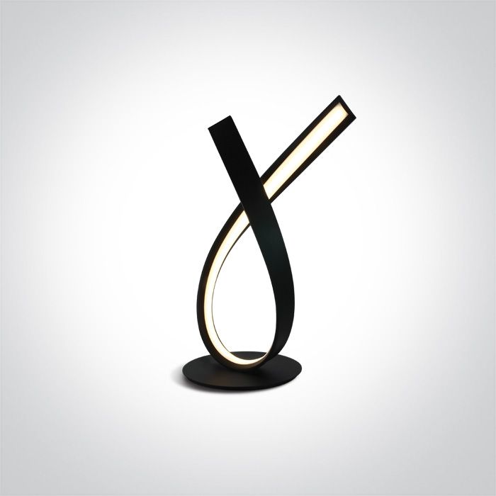 61086/B BLACK LED TABLE LAMP 10W WW IP20 230V