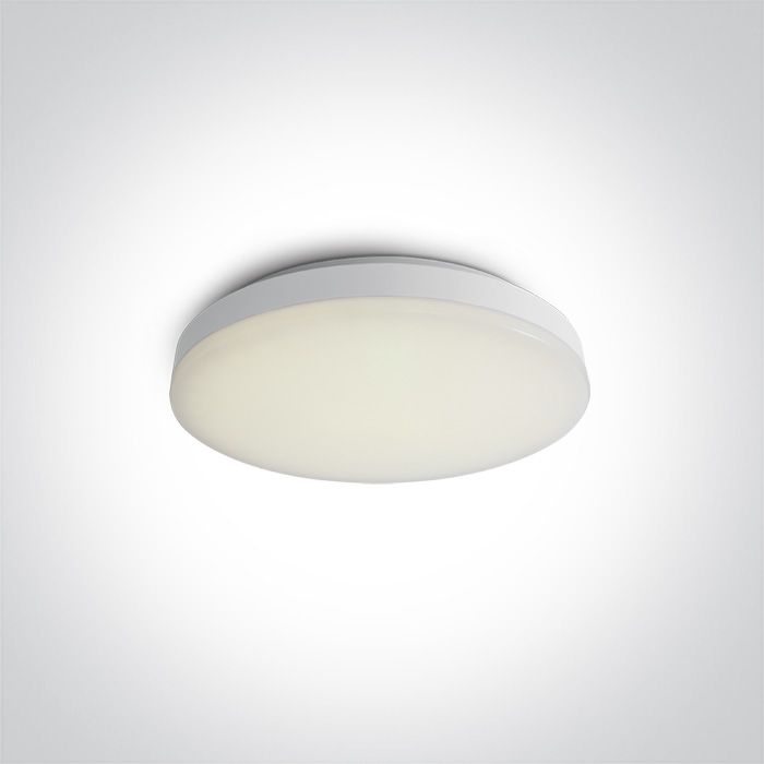 62022A/W/W WHITE PLAFO 20W WW IP20 230V