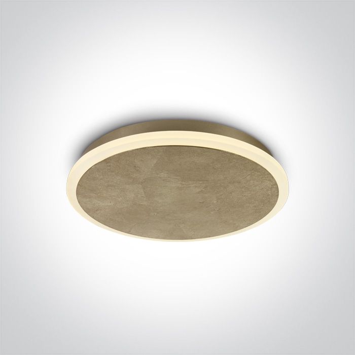 62112/BS/W BRASS PLAFO LED 12W WW IP20 230V