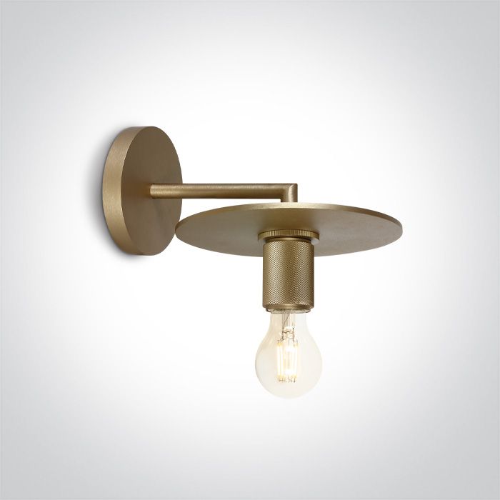 62120A/BBS BRUSHED BRASS WALL E27 IP20
