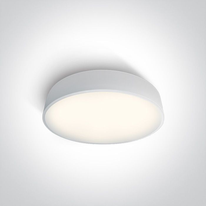 62125D/W/C WHITE PLAFO LED 25W CW IP20 230V