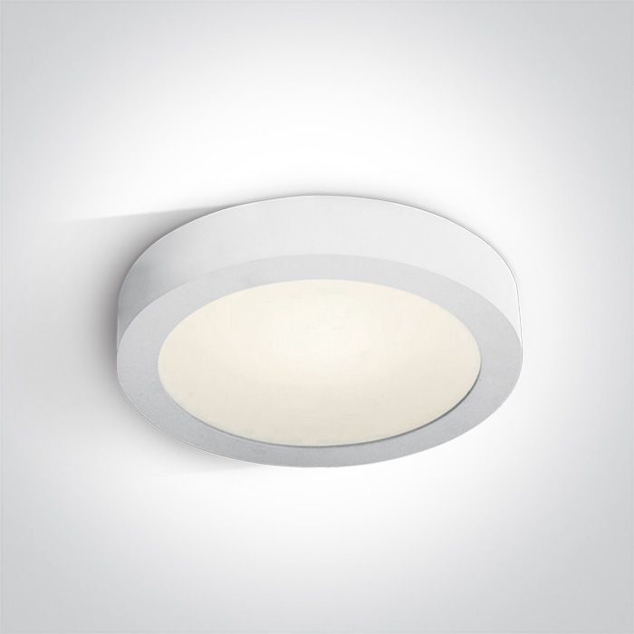 62130F/W/C WHITE PLAFO LED 30w CW IP40 230v
