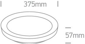 Dimensiones del producto Ref. 62130L CCTV