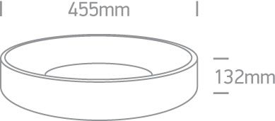Dimensiones del producto Ref. 62132N/CCTV