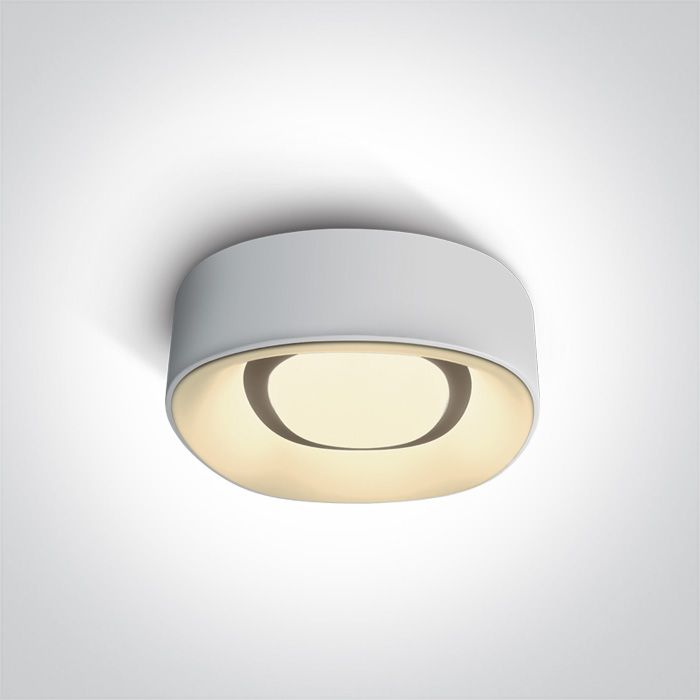 62135NA/W/W WHITE SQUARE PLAFO LED 35W WW IP20 230V