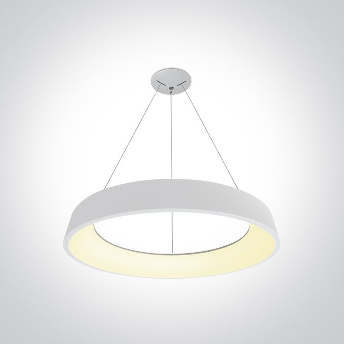Lámpara Colgante LED Circular Regulable Blanco ONE Light | Ref. 62142NB/W/V