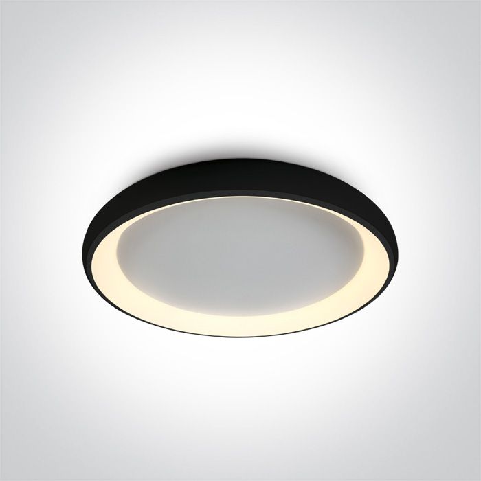 62144N/B/W BLACK PLAFO LED 50W WW IP20 230V