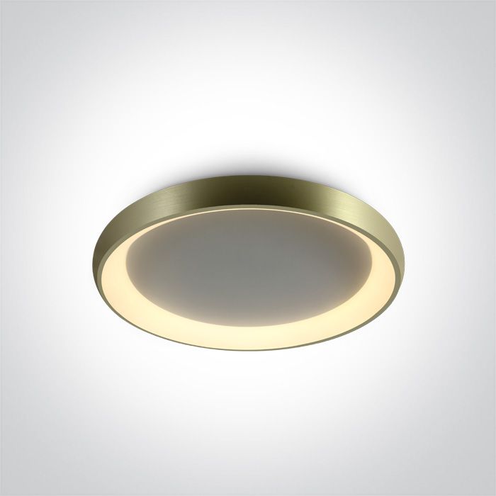 62144N/BBS/W BRUSHED BRASS PLAFO LED 50W WW IP20 230V