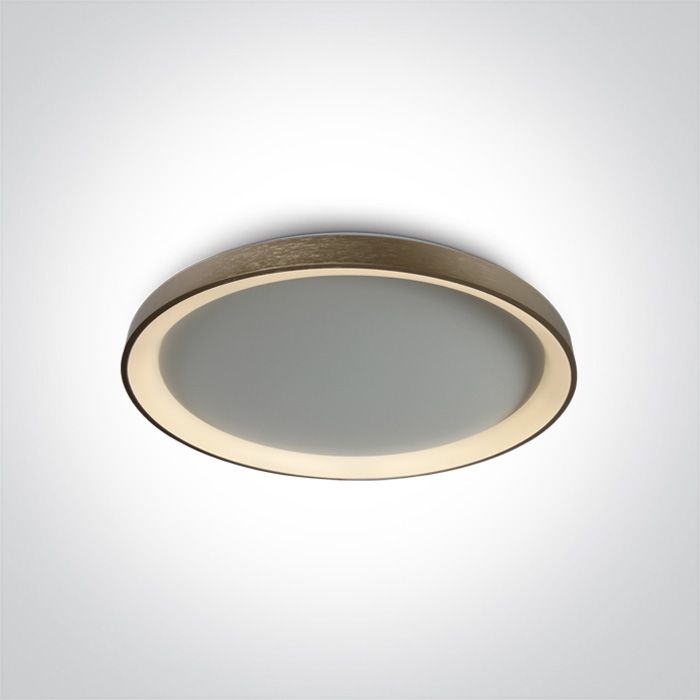 62148L/BGL/W BRUSHED GOLD PLAFO LED 48W WW IP20 230V