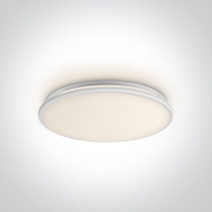 62154/W/W WHITE LED PLAFO 24W WW IP20 230V
