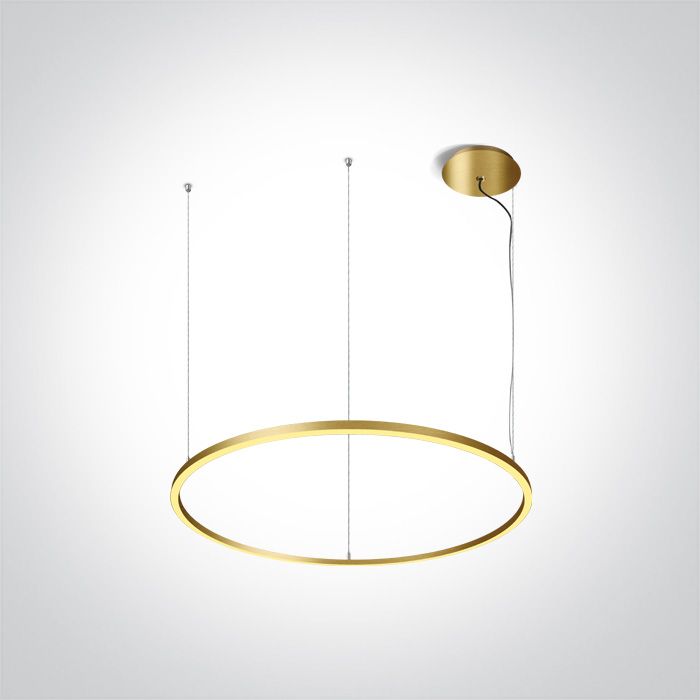 62156C/BBS/W BRUSHED BRASS PENDANT LED 65W WW IP20 230V