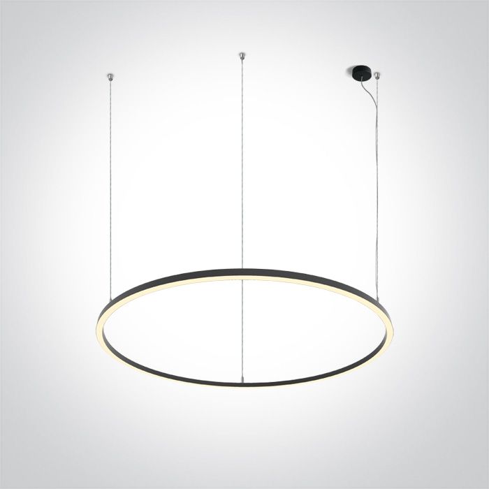 62156C/B/W BLACK PENDANT LED 65W WW IP20 230V