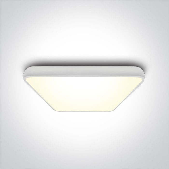 62160A/W/W WHITE SQUARE PLAFO LED 62W WW IP20 230V