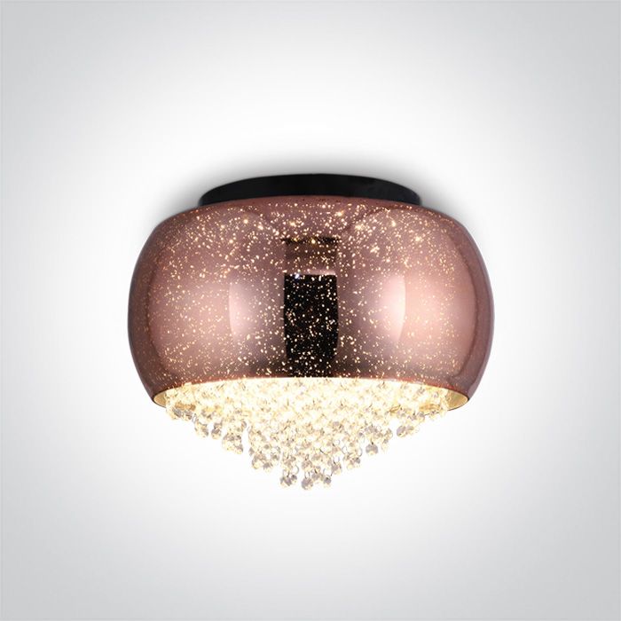 62170B CEILING LIGHT COPPER 6x9w G9 100-240v