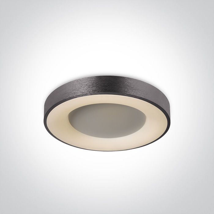 62182/BAN/W BRUSHED ANTHRACITE LED PLAFO 40W WW IP20 230V