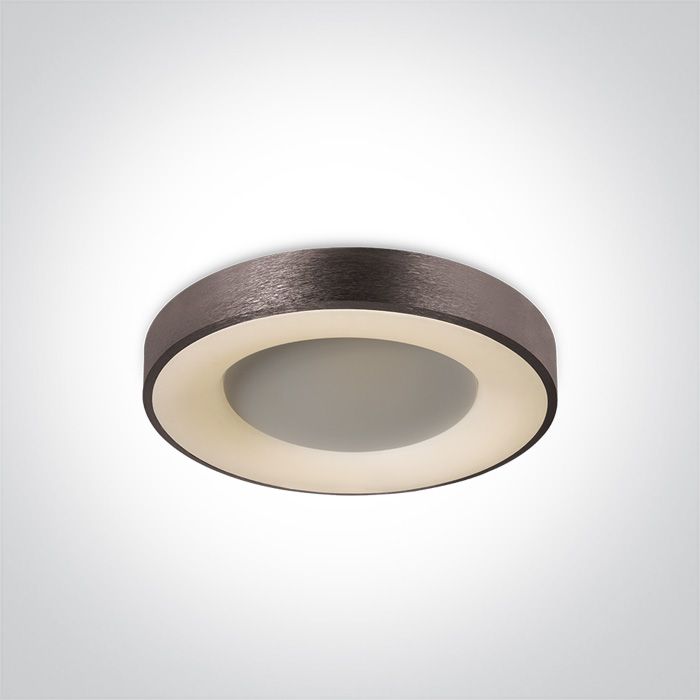 62182/BBR/W BRUSHED BROWN LED PLAFO 40W WW IP20 230V