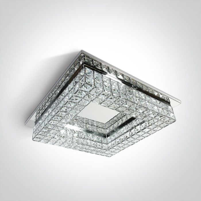 62184B/C/W CHROME LED 24W WW 230v IP20