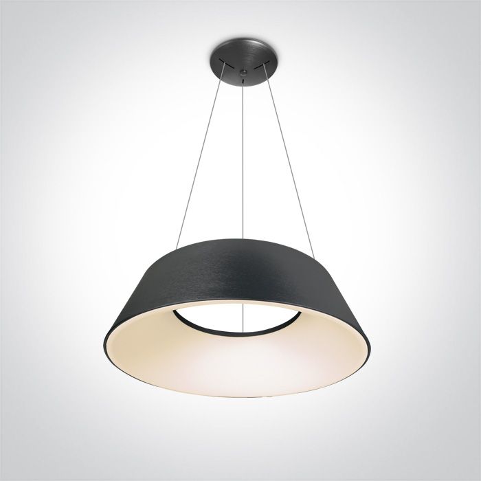 63058/BAN/W BRUSHED ANTHRACITE LED PENDANT 60W WW IP20 230V