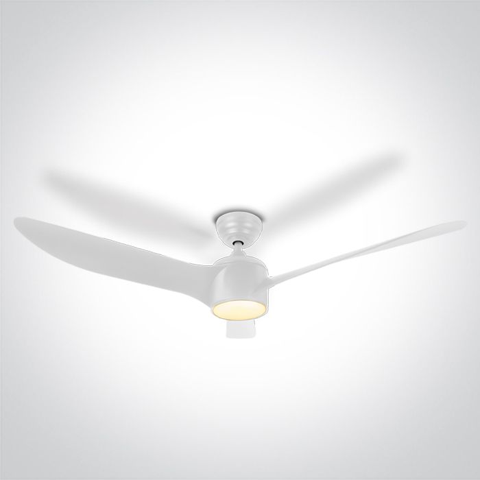 Ventilador de Techo Blanco con Luz Regulable ONE Light | Ref. 6306/W/V