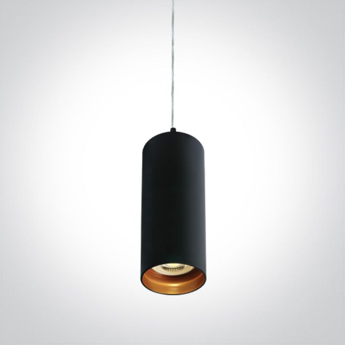 63105N/B BLACK PENDANT GU10 10W DARK LIGHT