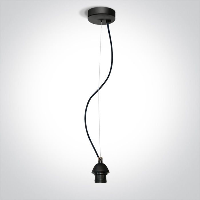 63126A/B BLACK PENDANT 20W E27