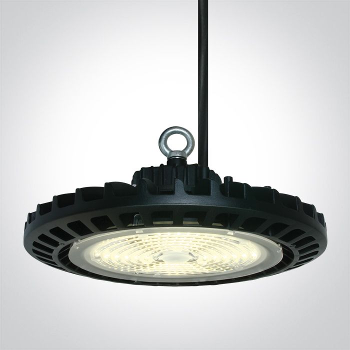 63150N/C BLACK LED SMD 150W UFO CW IP65 230V DIMMABLE