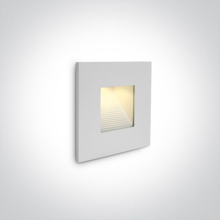 68006N/W WALL RECESSED 1W LED WW IP44 230V BODY ONLY