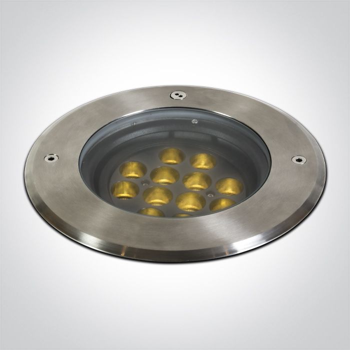 Empotrable LED Suelo Acero Inox 18W 3000K IP67 ONE LIGHT | Ref. 69074C
